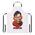 Ranxerox-inspired graphic head design on a high-quality kitchen apron