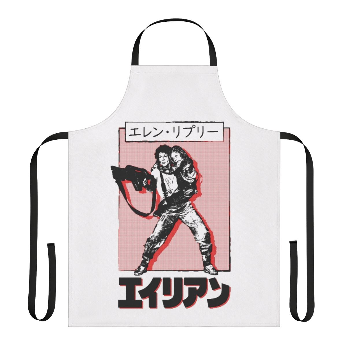 Sci-Fi Inspired Ripley Apron - Retro Alien-Themed Kitchen Accessory