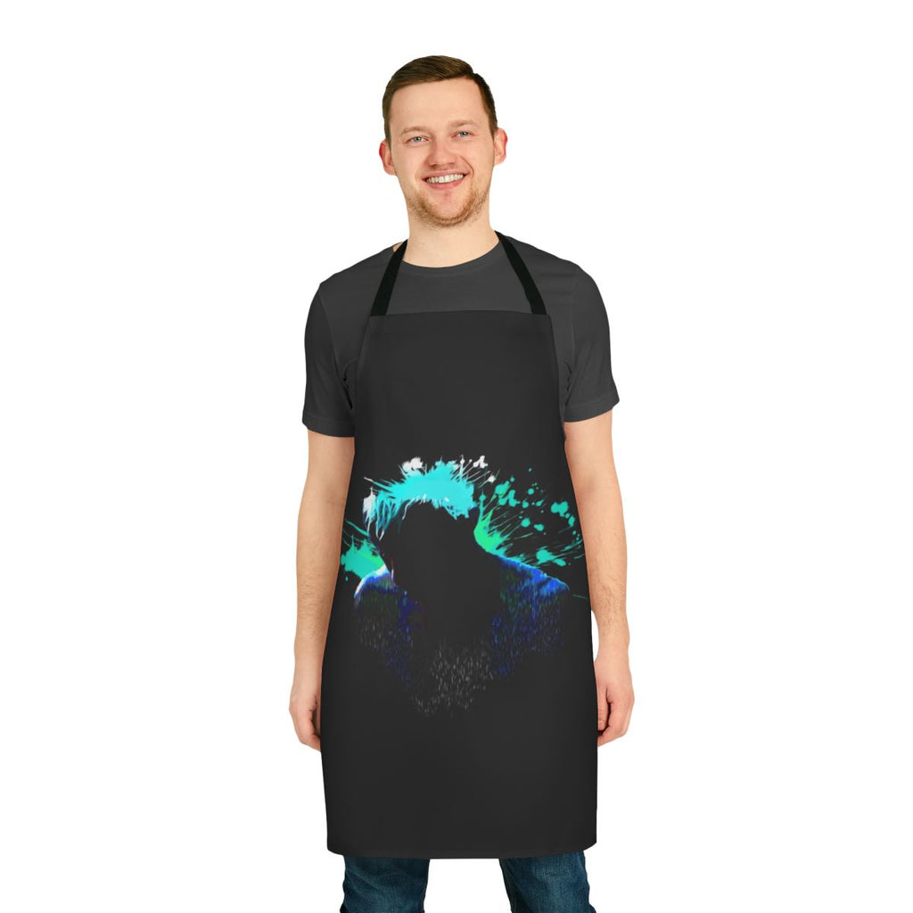 A well-made apron featuring the iconic "tears in rain" quote from the Blade Runner movie.