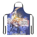 Sci-Fi inspired apron featuring Sanctuary Moon artwork from the Murderbot Diaries