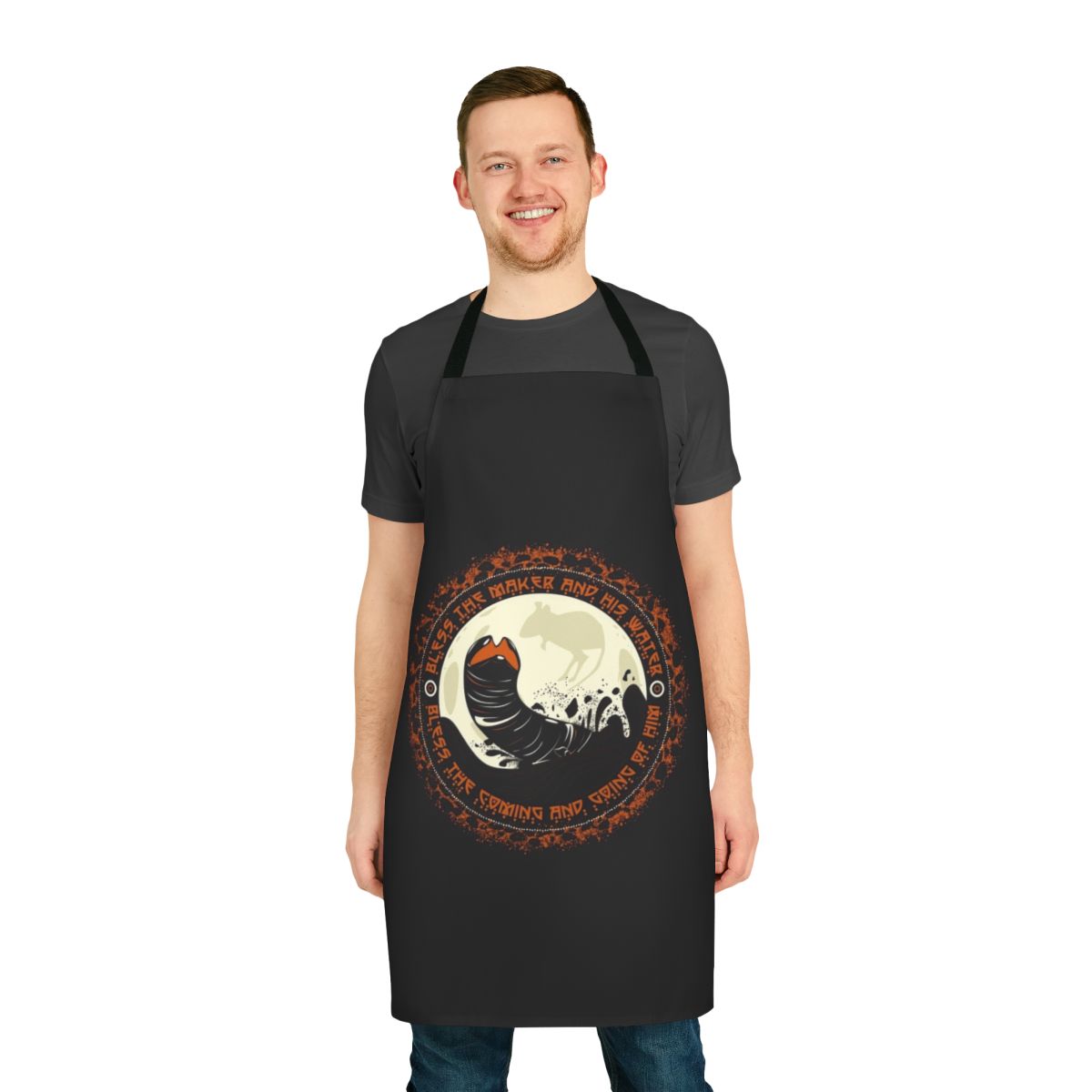 Shai Hulud-inspired apron from the Dune science fiction universe