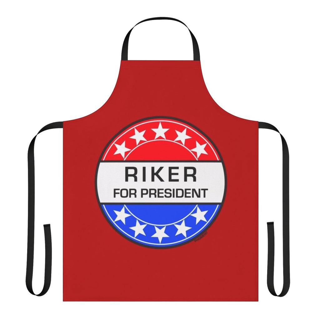 Sci-Fi Presidential Apron with Retro Graphic Design