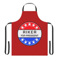 Sci-Fi Presidential Apron with Retro Graphic Design