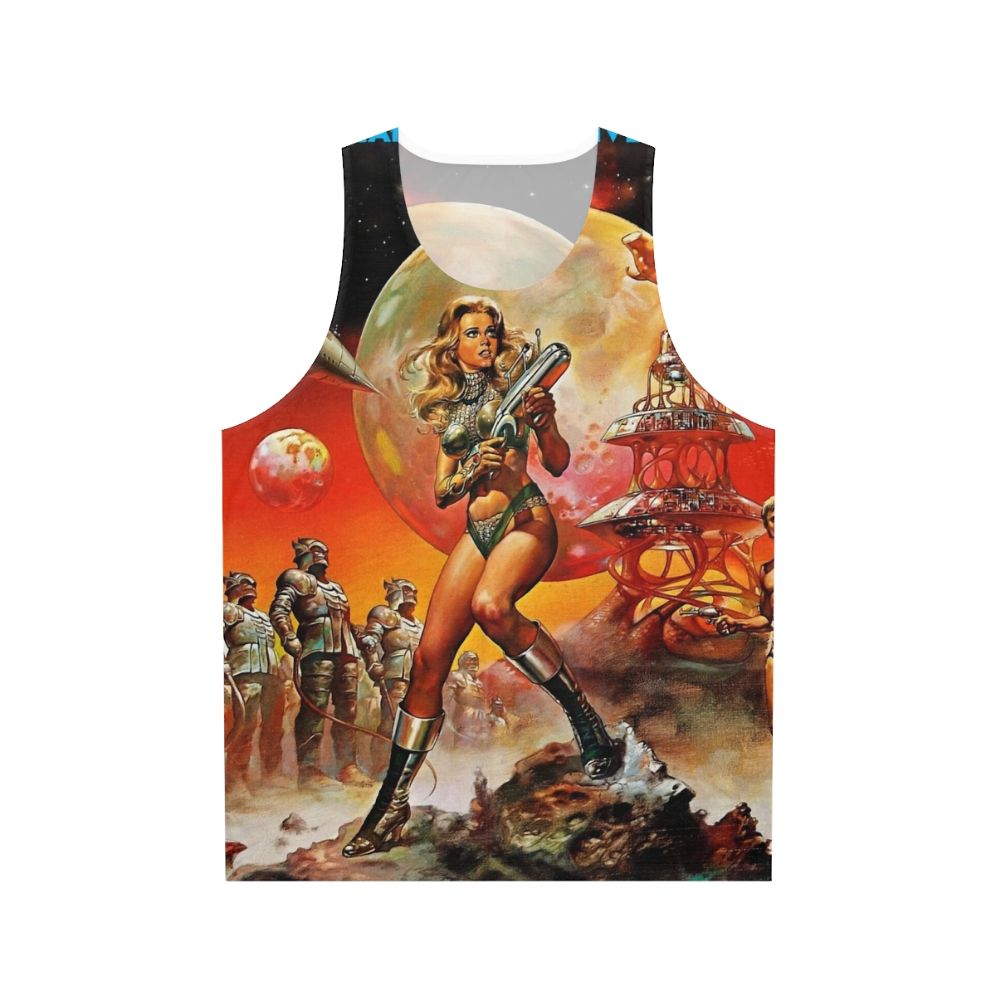Sci-Fi Retro Barbarella Queen of the Galaxy Unisex Tank Top