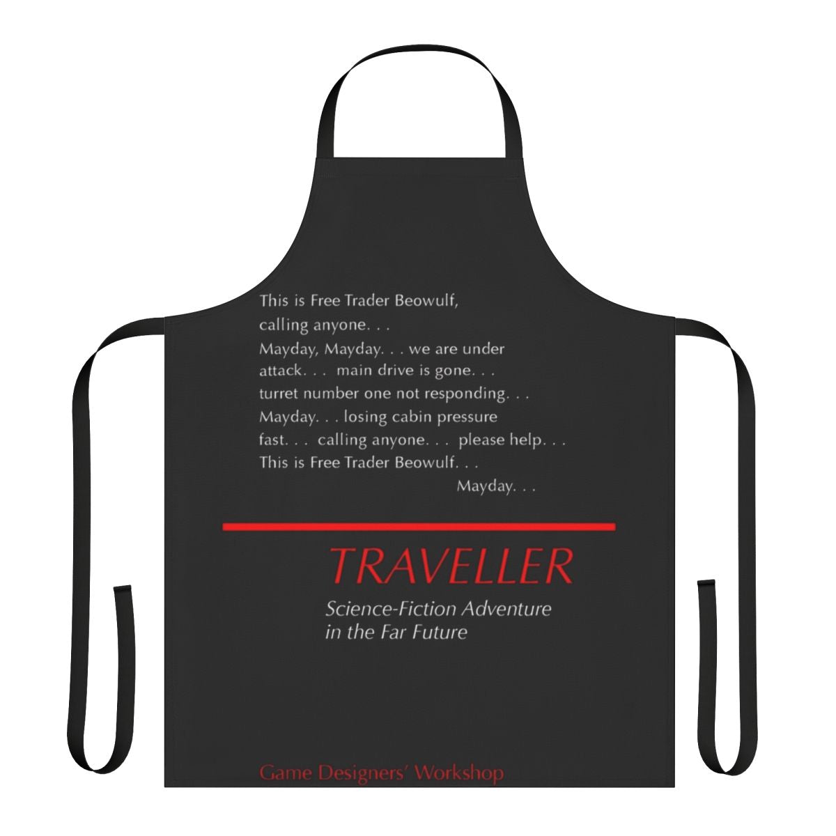 Sci-Fi Role Playing Game Apron with Traveller Theming