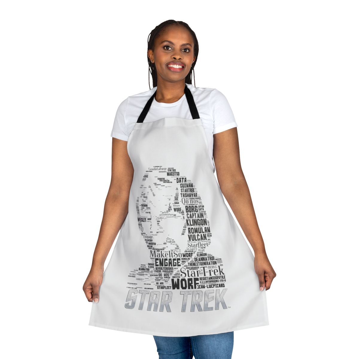 Star Trek Next Generation Inspired Apron with Lieutenant Worf Design