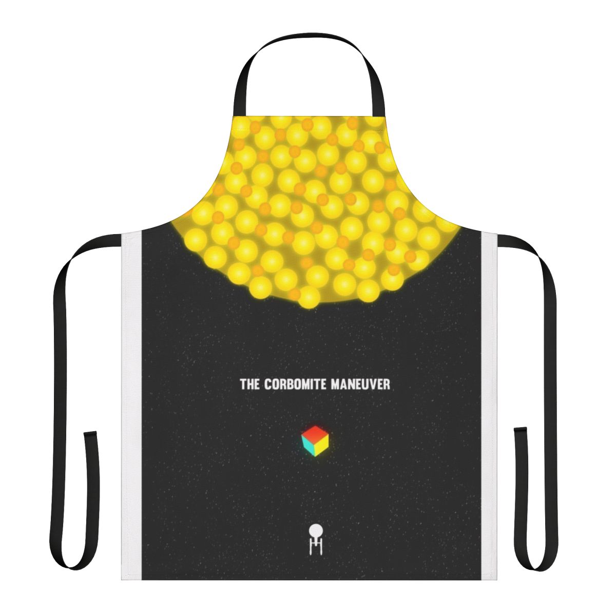 Sci-Fi Starship Enterprise Inspired Apron with Cube and Globe Designs