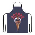Scoops-inspired apron with sailor cone and waffle cone design
