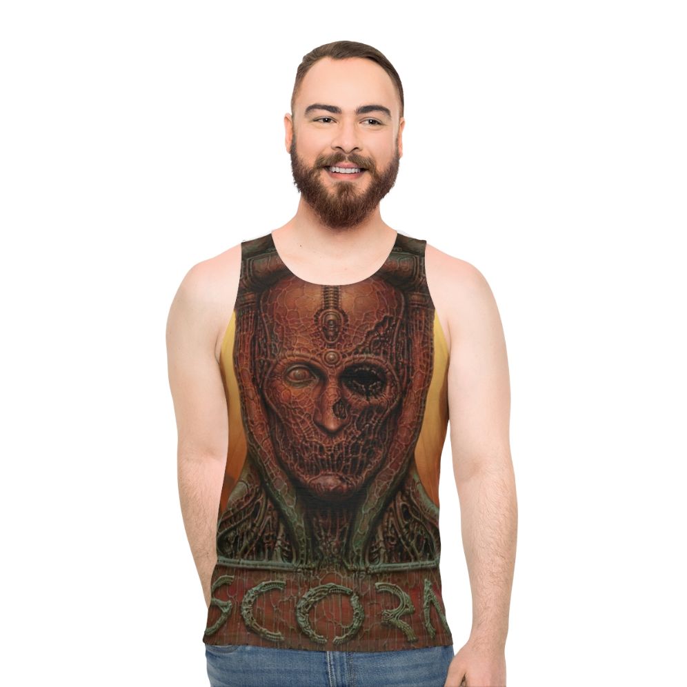 Scorn Game Unisex Horror Tank Top
