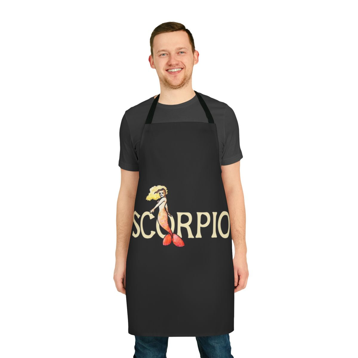 Scorpio Mermaid Themed Apron for Zodiac Enthusiasts