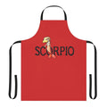 Scorpio Mermaid Themed Apron with Zodiac Design
