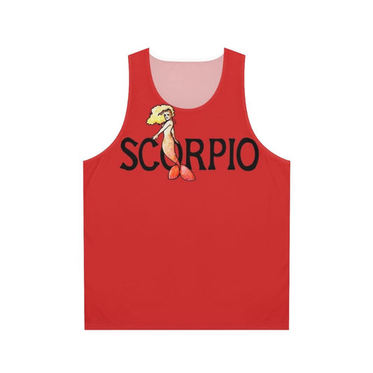 Scorpio Mermaid Zodiac Unisex Tank Top