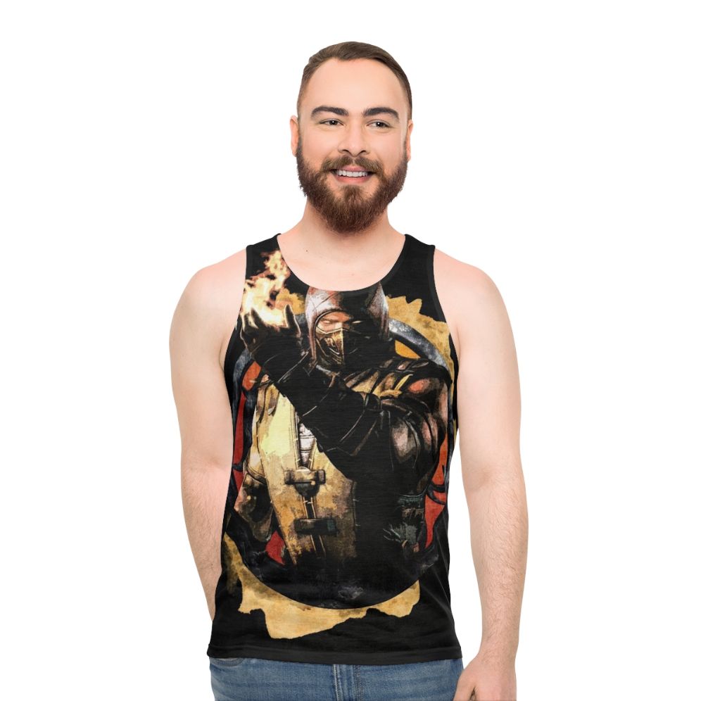 Scorpion Mortal Kombat Unisex Gaming Tank Top