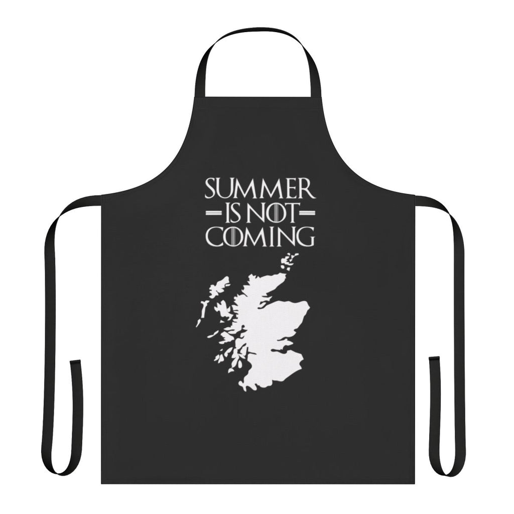 Scotland-themed apron with "Winter is Not Coming" design, perfect for fans of Game of Thrones and Scottish culture