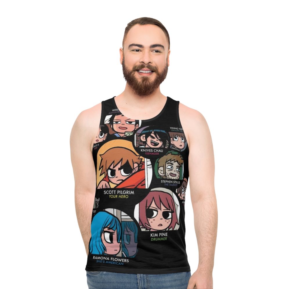 Scott Pilgrim Characters Unisex Tank Top
