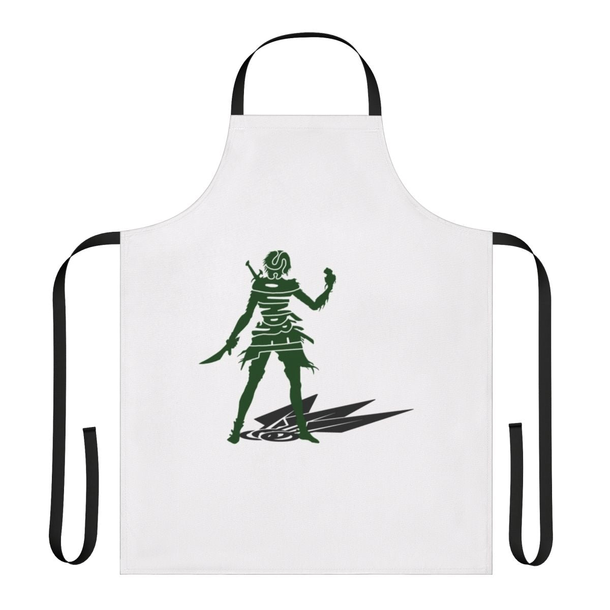 Scoundrel-themed gaming apron with Gloomhaven-inspired graphic design