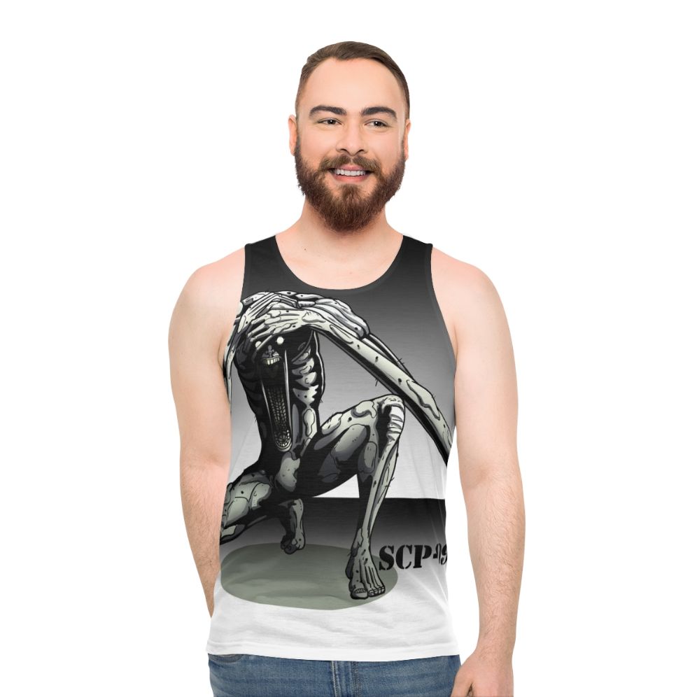 SCP-096 "The Shy Guy" Unisex Tank Top