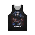 Scream movie artwork unisex tank top