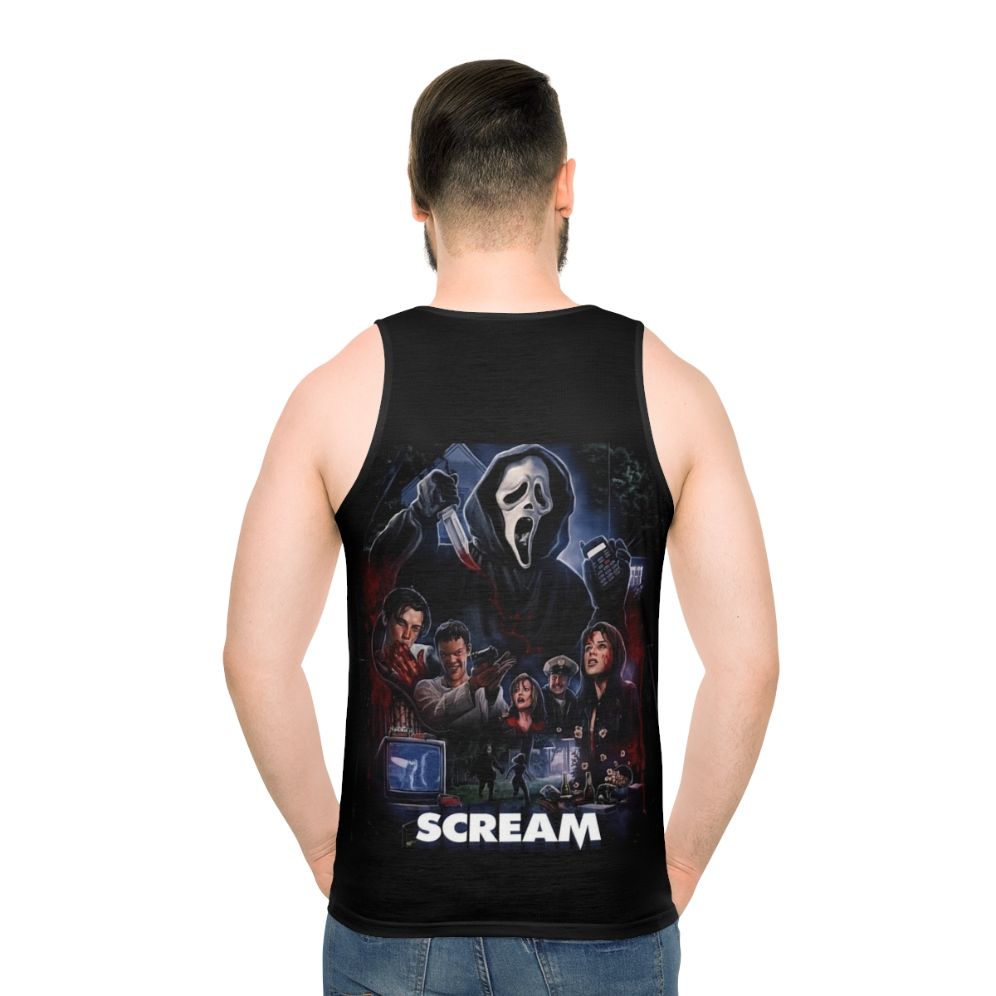 Scream movie artwork unisex tank top