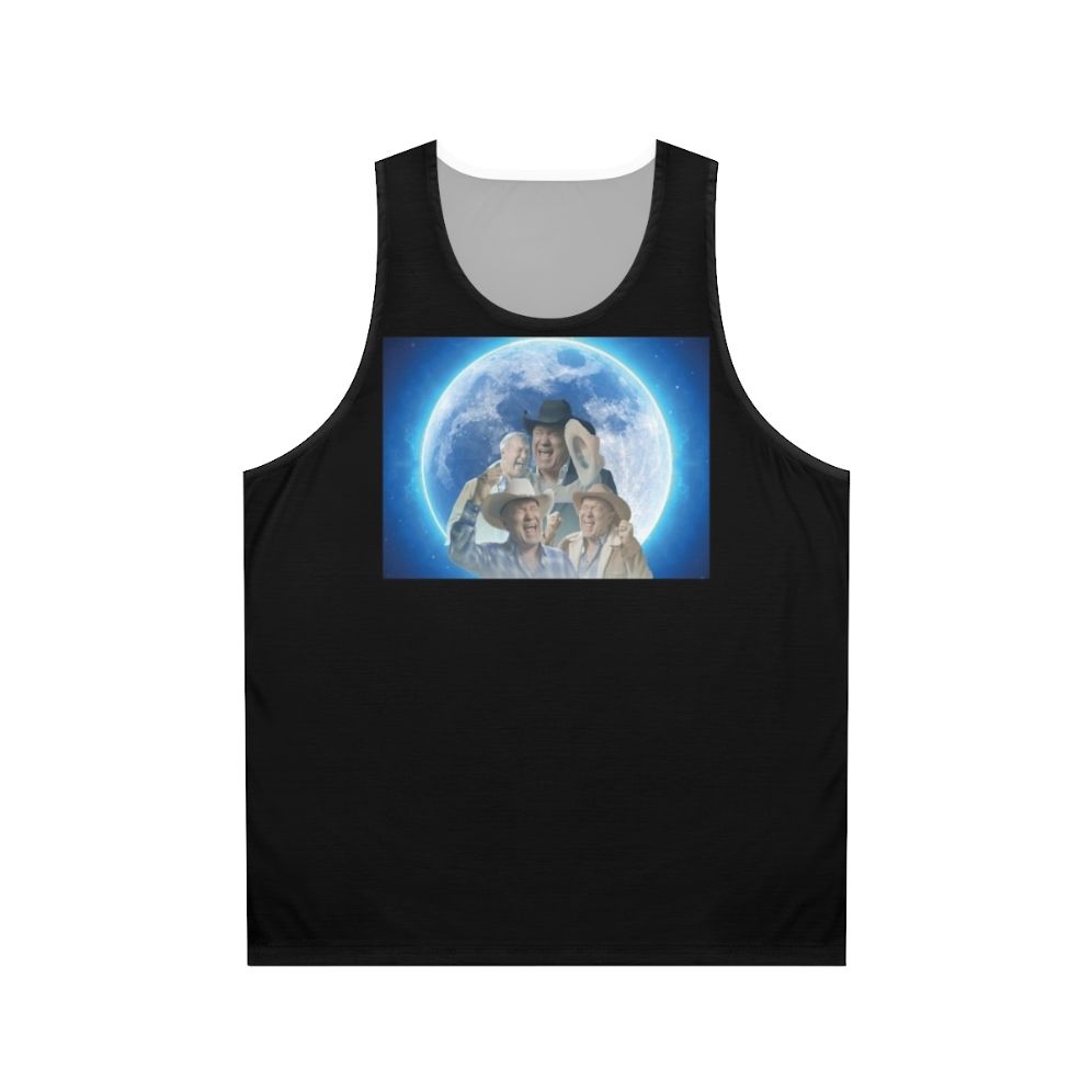 Screaming Cowboy Meme Unisex Tank Top