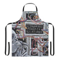 Screaming Females band logo printed on a high-quality women's apron