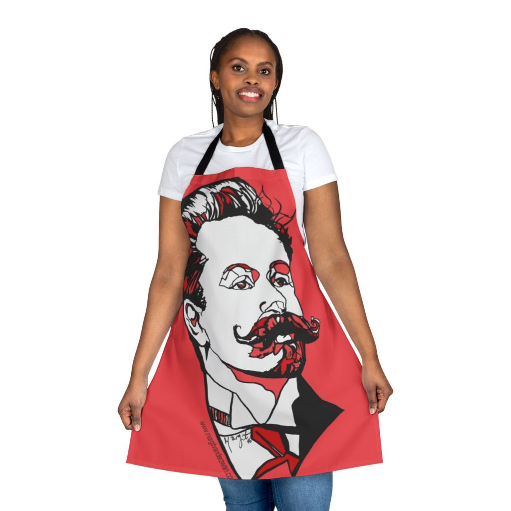 Apron featuring a portrait of Russian composer and pianist Alexander Scriabin
