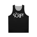 Script Music Unisex Tank Top