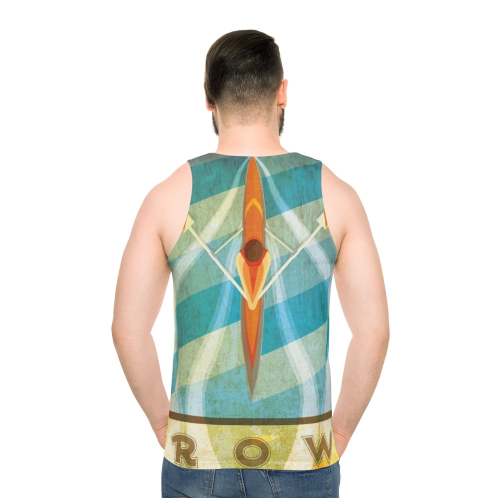 Sculling unisex tank top