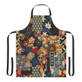 Seamless kimono-style apron featuring characters from the anime series The Untamed