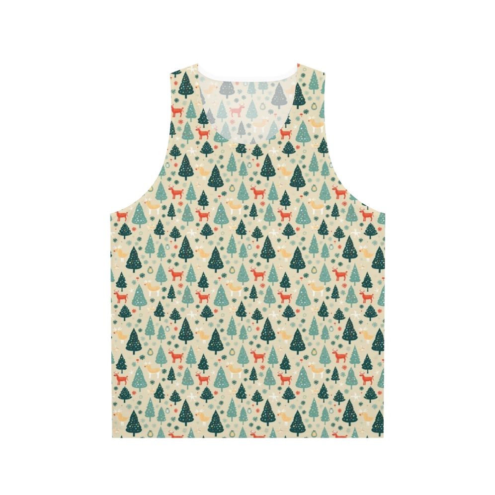 Seamless unisex christmas tank top