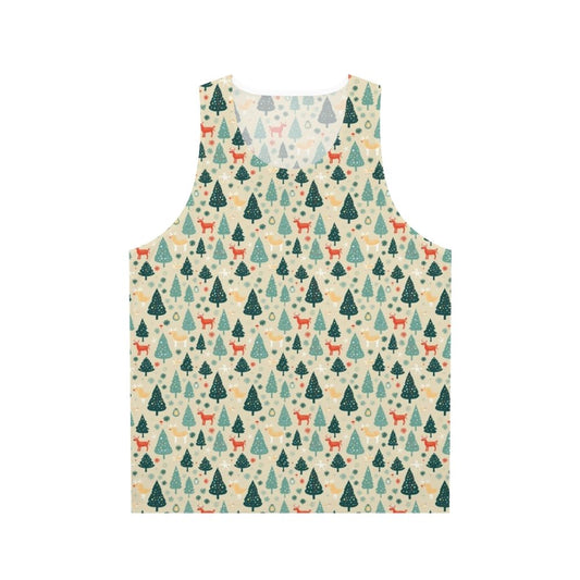 Seamless unisex christmas tank top