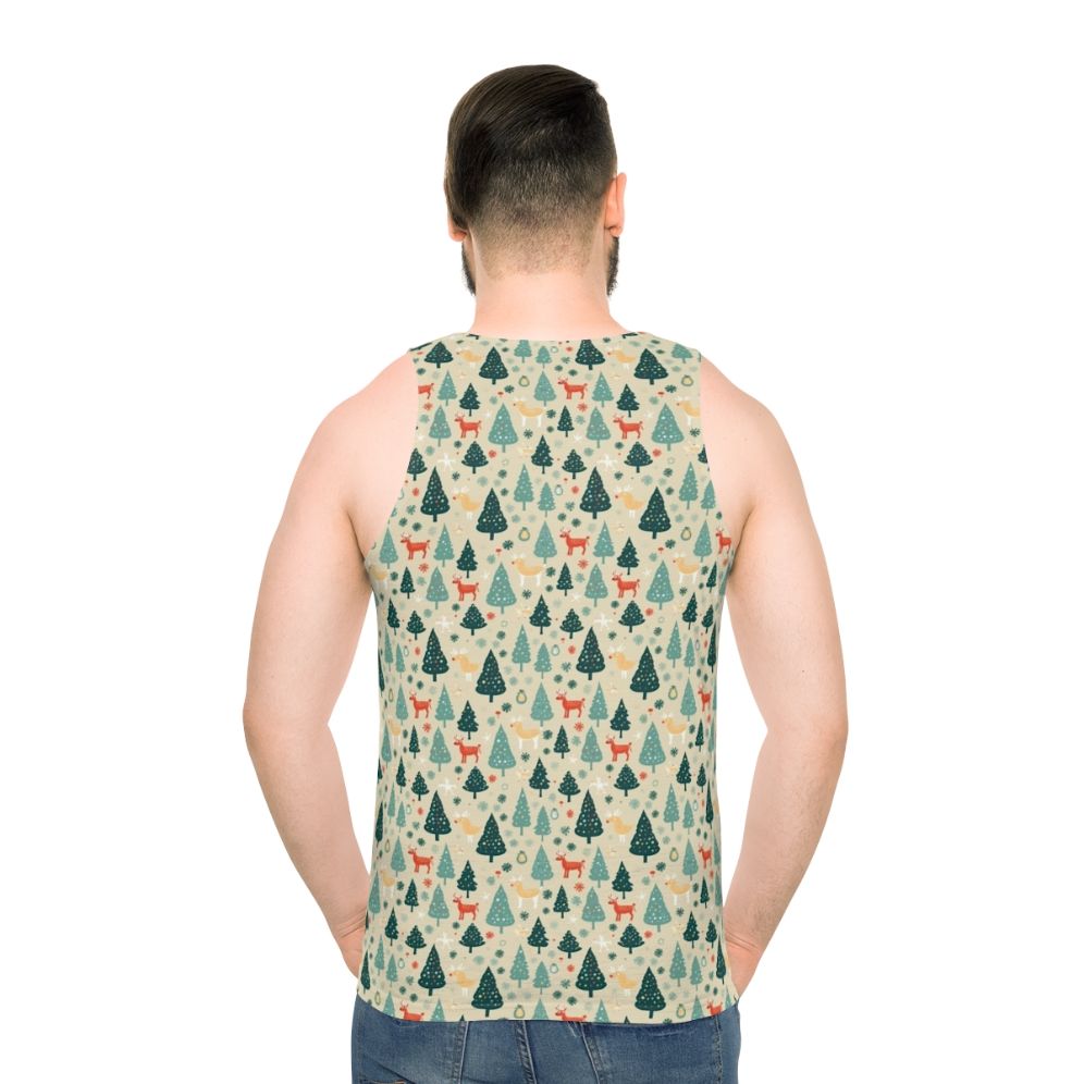 Seamless unisex christmas tank top