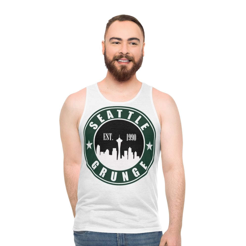 Seattle grunge unisex tank top