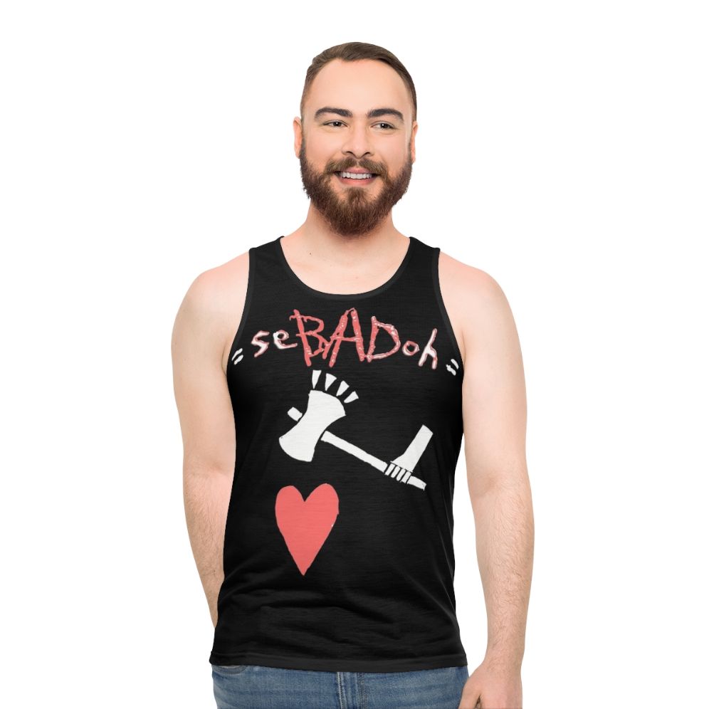 Sebadoh unisex tank top featuring vintage 80s band graphic