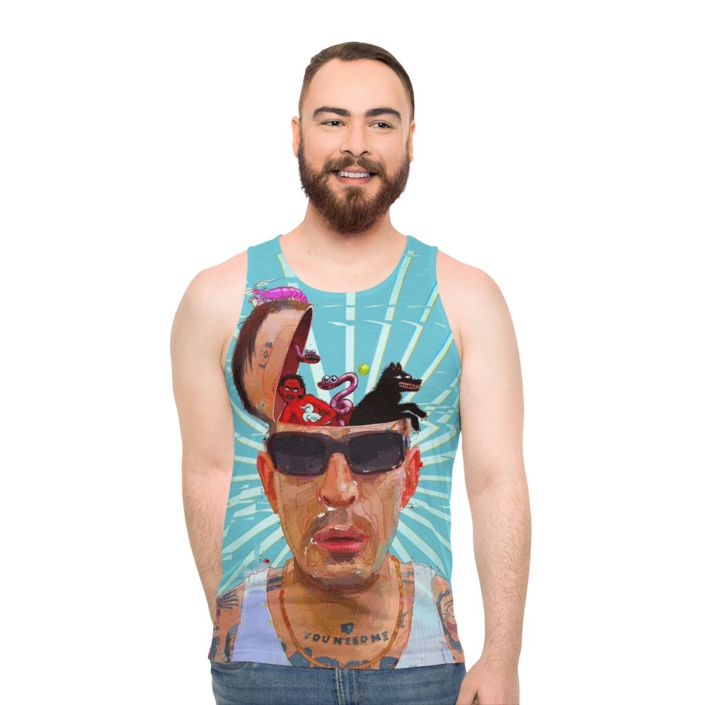 Sebastian Murphy Art Unisex Punk Rock Tank Top