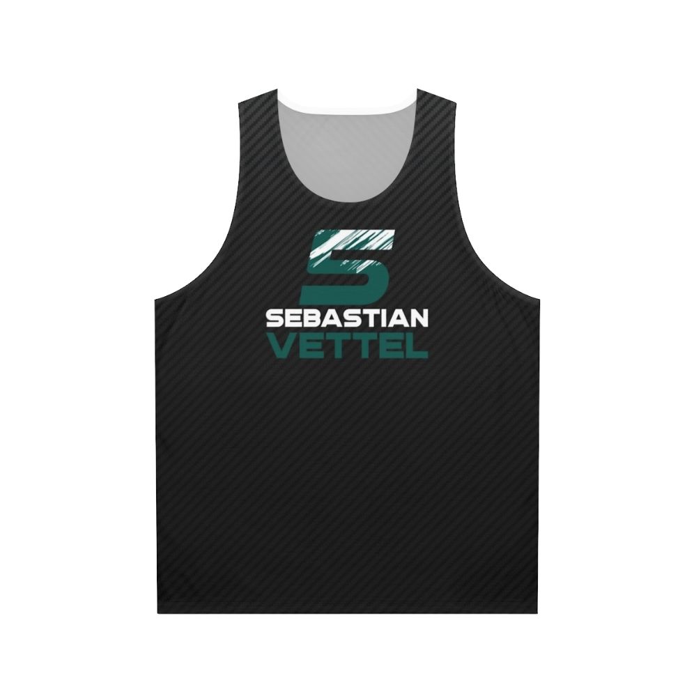 Sebastian Vettel Formula 1 Unisex Tank Top