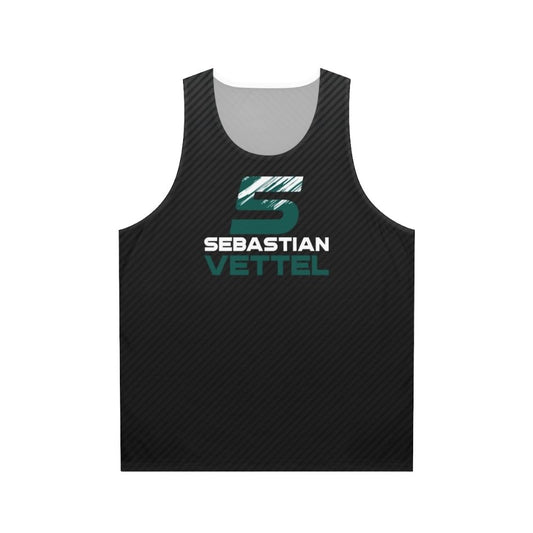Sebastian Vettel Formula 1 Unisex Tank Top