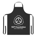 Scp foundation themed apron with secure contain protect logo