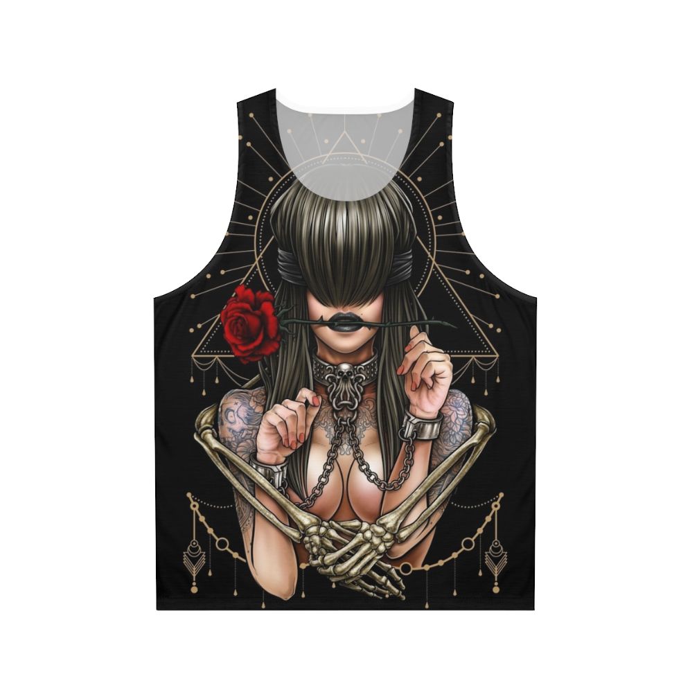 Unisex "See No Evil" Neo-Traditional Tattoo Tank Top