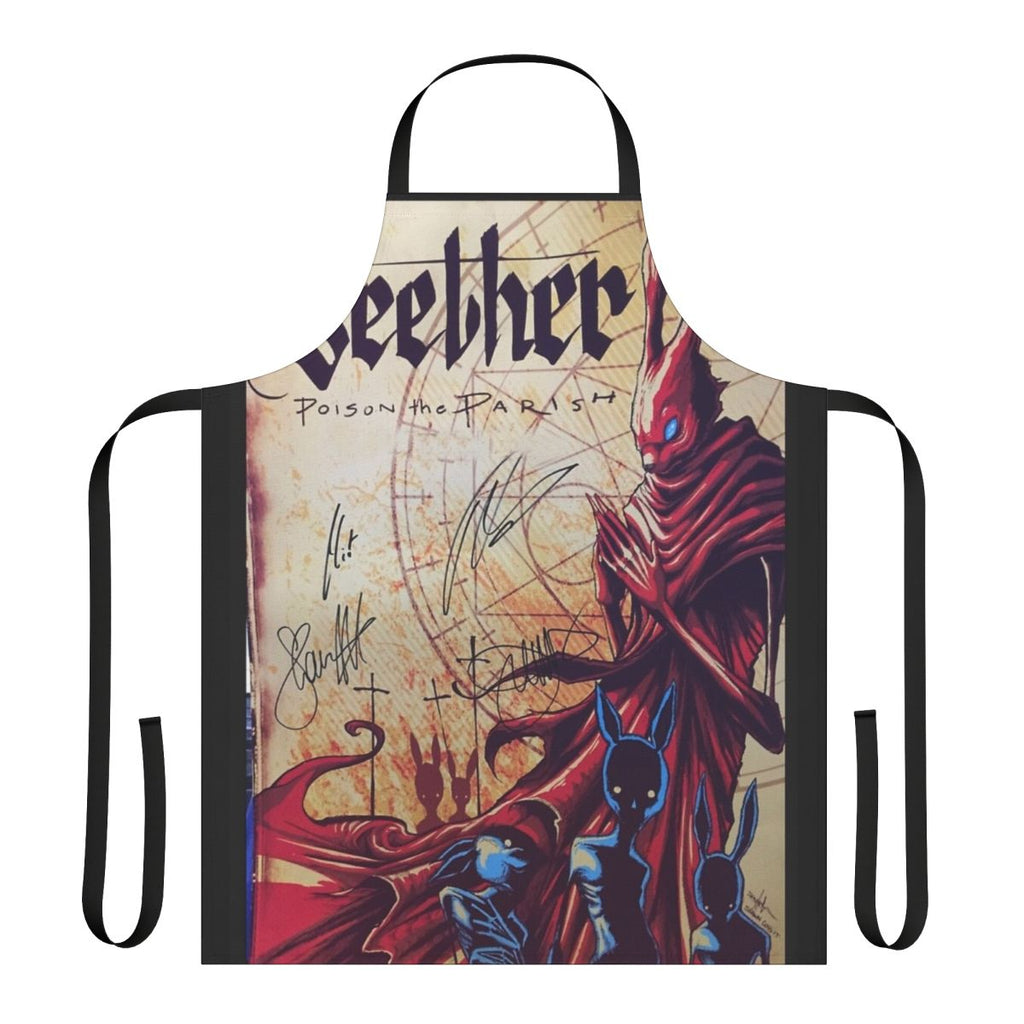 Seether themed apron with the band's logo and name