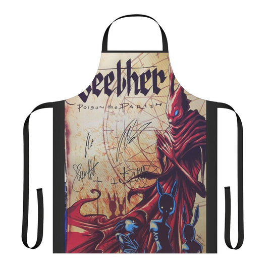 Seether themed apron with the band's logo and name