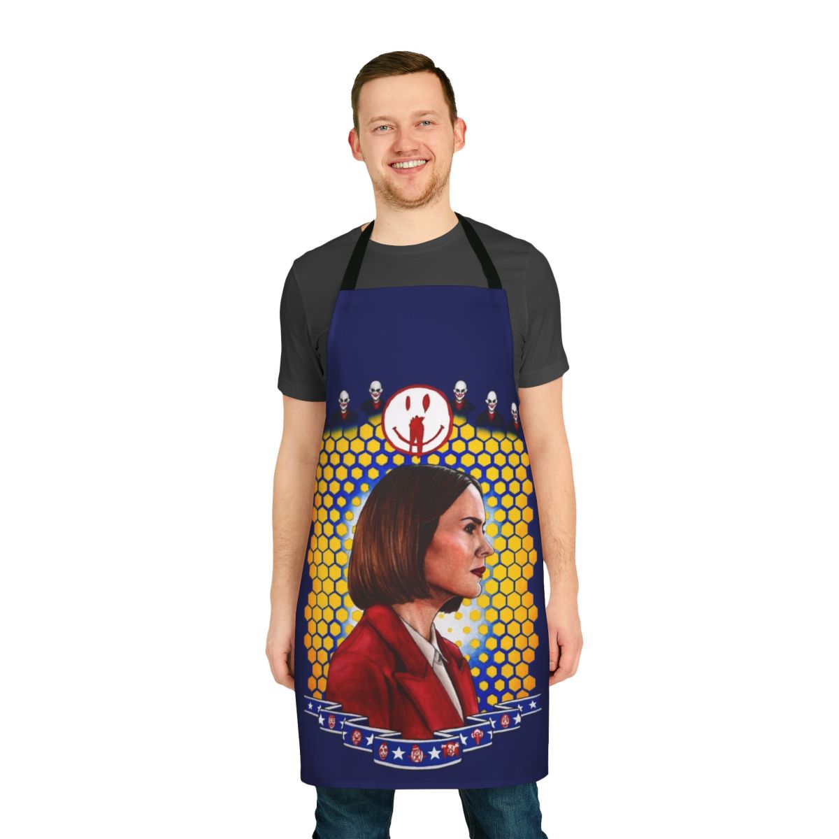 Senator Apron inspired by characters from American Horror Story