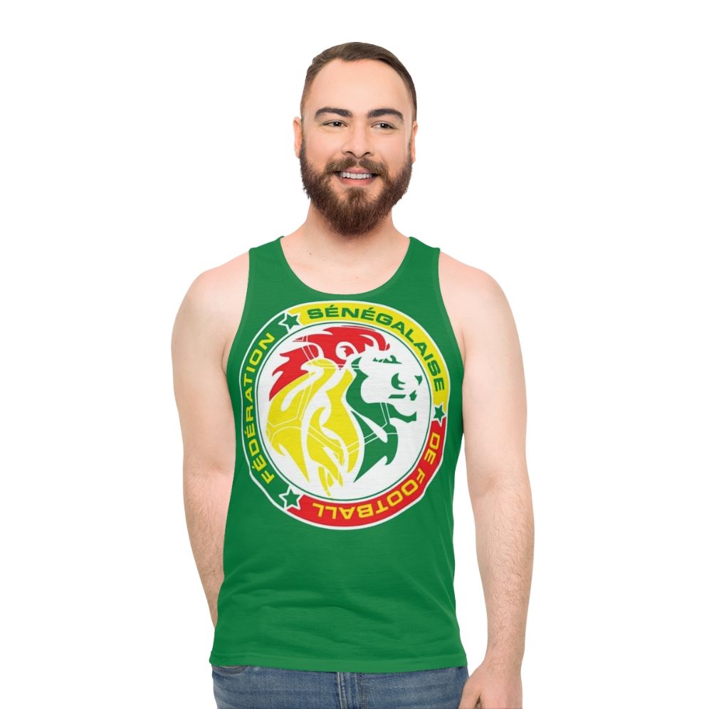 Senegalese Football Team Unisex Tank Top
