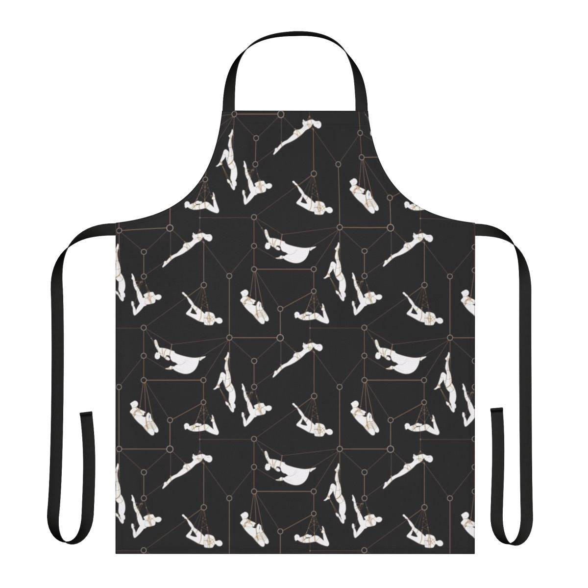 Shibari-inspired apron for erotic bondage and sensual play