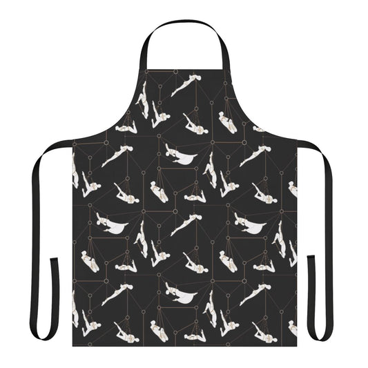 Shibari-inspired apron for erotic bondage and sensual play