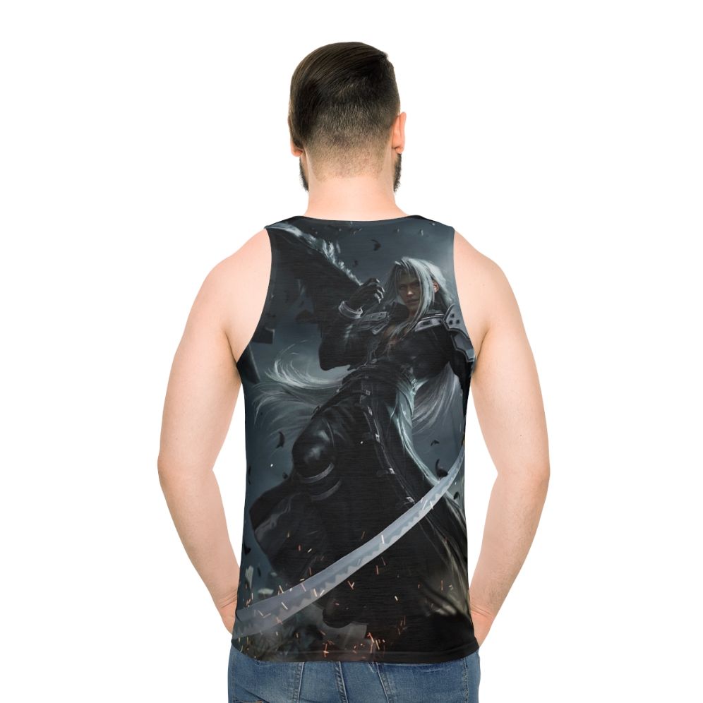 Sephiroth one-winged angel fantasy video game tank top