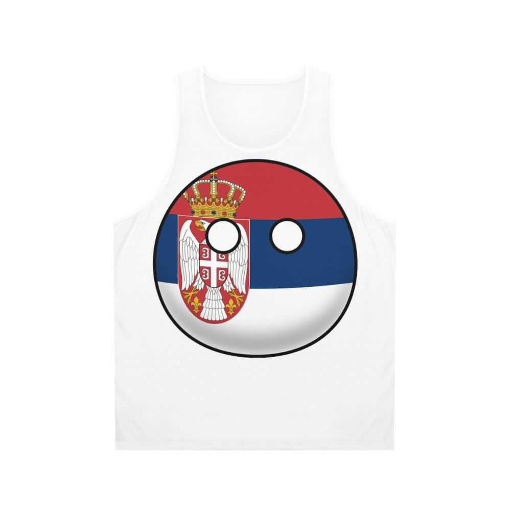 Unisex Serbia Countryball Tank Top