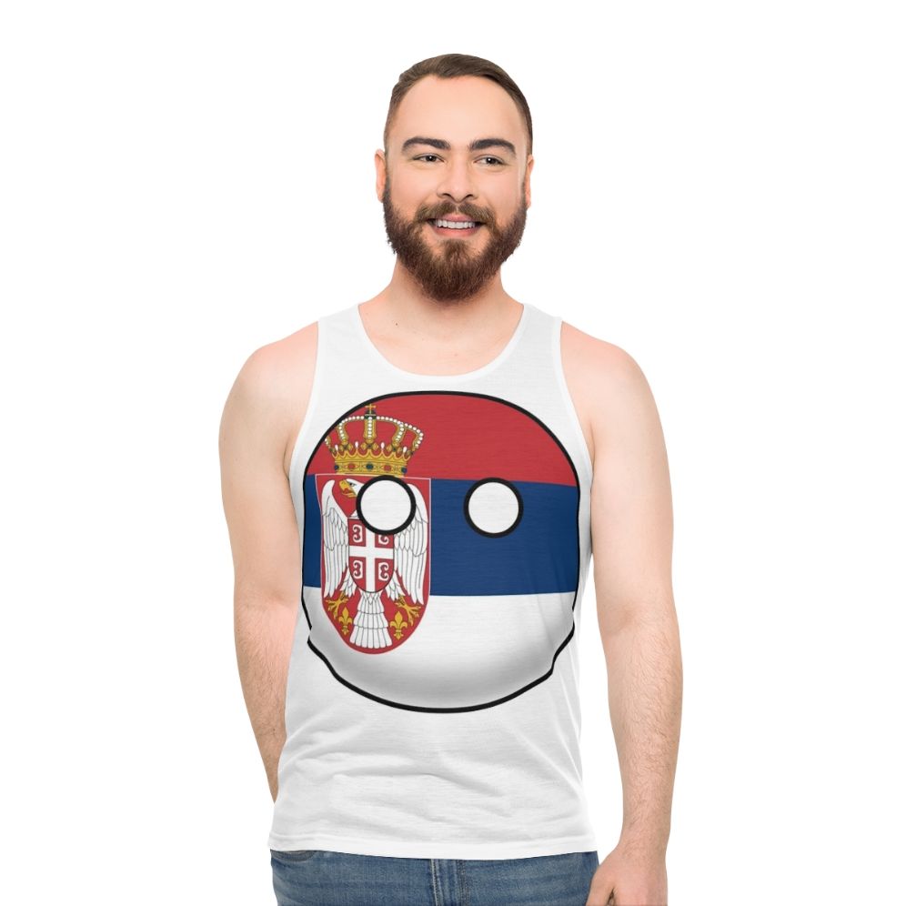 Unisex Serbia Countryball Tank Top