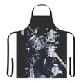 Serene Bloom Fantasy Floral Apron with Anime Inspired Designs