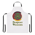 Serpent Weavers Logo Apron with a tribal, pagan-inspired design
